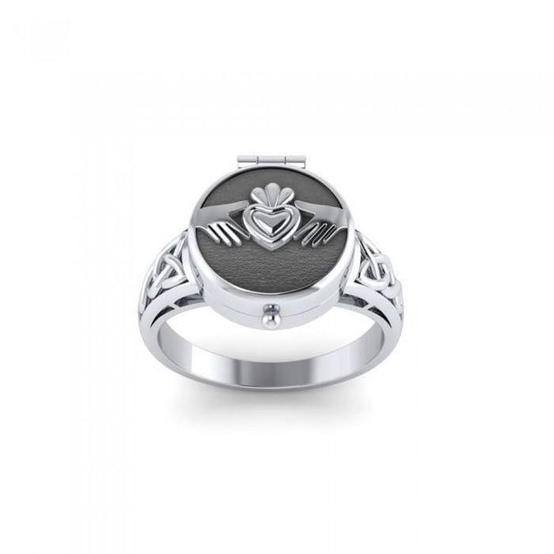 Celtic Knot Claddagh Poison Ring TR1355