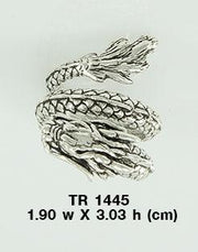 Coiled Eastern Dragon Ring TR1445