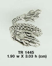 Coiled Eastern Dragon Ring TR1445