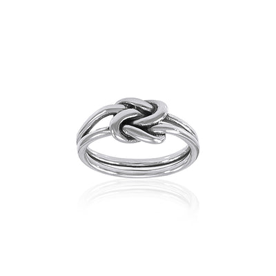 Silver Celtic Knotwork Ring TR160 Ring