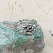 Silver Celtic Knotwork Ring TR160