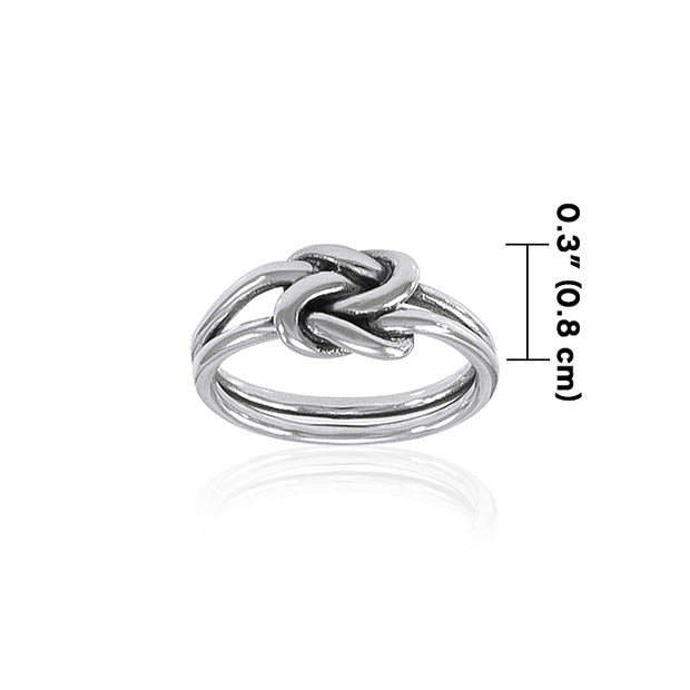 Silver Celtic Knotwork Ring TR160