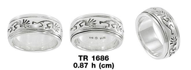 Kokopelli Spinner Ring TR1686