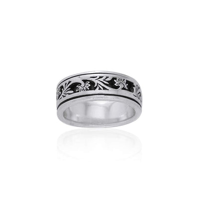 Silver Flower Ring TR1690 Ring