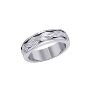 A perpetual endless connection ~ Celtic Knotwork Sterling Silver Ring. TR1696