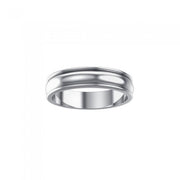 Ridged Silver Ring TR170