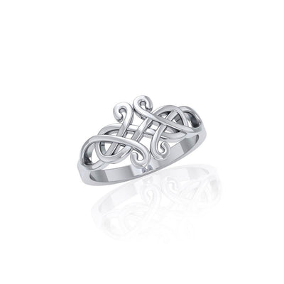 Celtic Knotwork Silver Ring TR1752