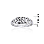 Celtic Knotwork Silver Ring TR1753