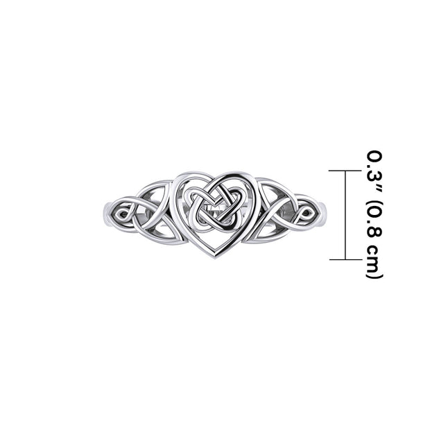 An eternity of tradition ~ Celtic Knotwork Sterling Silver Ring TR1766
