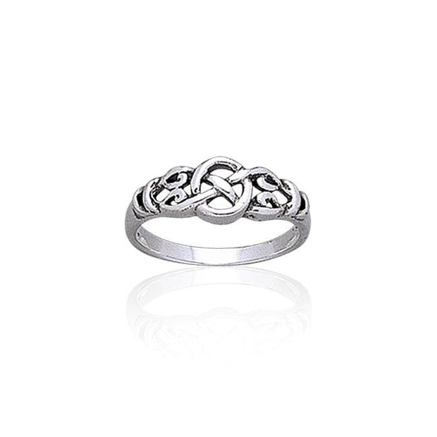 Celtic Knotwork Sterling Silver Ring TR1768