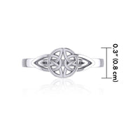 Celtic Knotwork Silver Ring TR1775