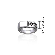 Celtic Knotwork Silver Ring TR1791