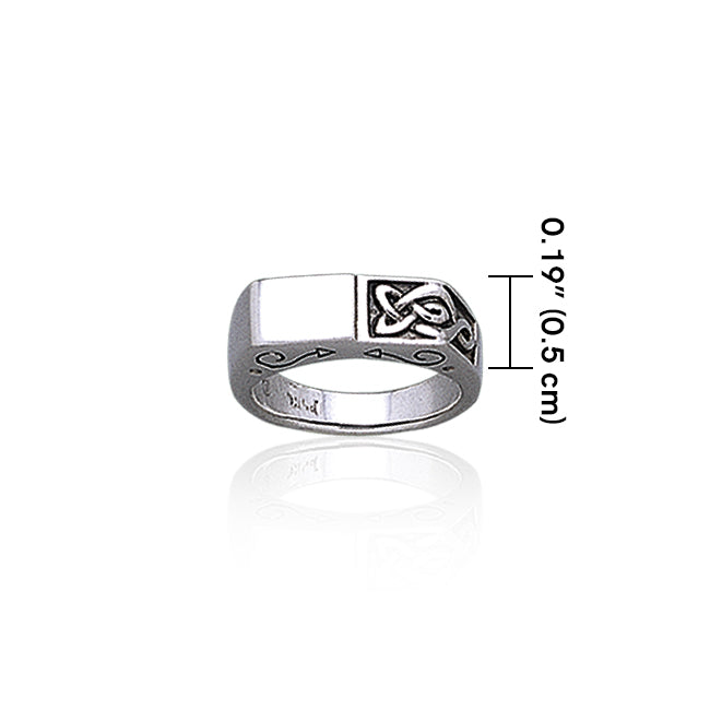 Celtic Knotwork Silver Ring TR1791
