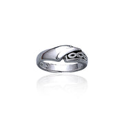 Contemporary Celtic Knotwork Sterling Silver Ring TR1962