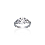 Triquetra Sterling Silver Ring TR231