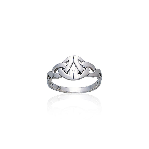 Triquetra Sterling Silver Ring TR231