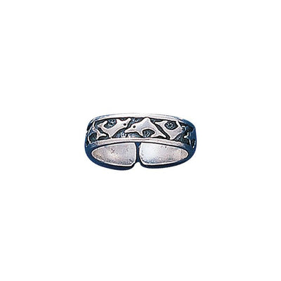 Silver Dolphin Toe Ring TR235