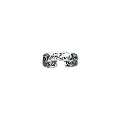 Waves Sterling Silver Toe Ring TR238