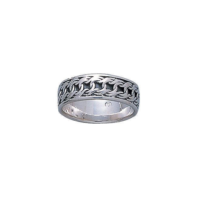 Celtic Knotwork Silver Ring TR263