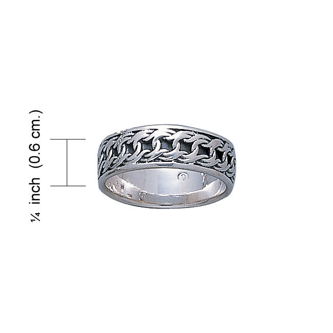 Celtic Knotwork Silver Ring TR263