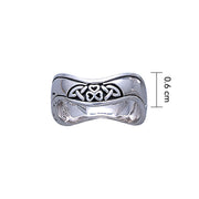 An infinite foretime and aftertime ~ Celtic Knotwork Sterling Silver Ring TR3312