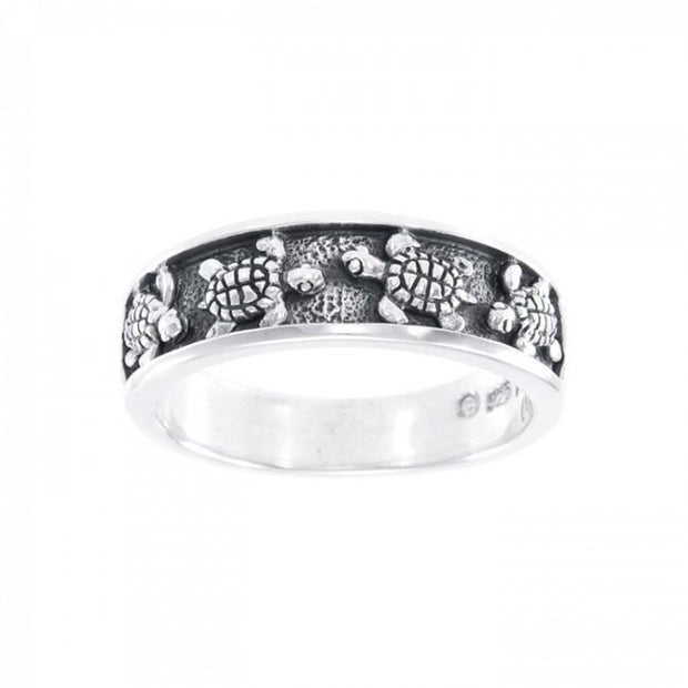 Silver Turtle Ring TR3330