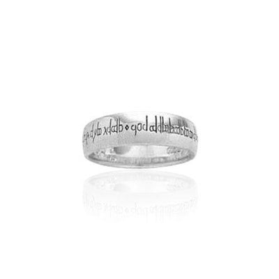Empower Word Silver Ring TR3360 Ring