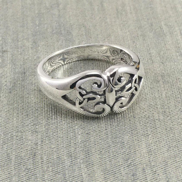 Celtic Knotwork Sterling Silver Ring TR3402