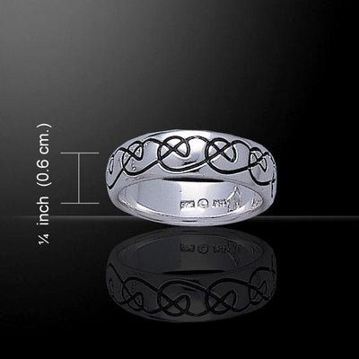 Celtic Knotwork Silver Ring TR3451