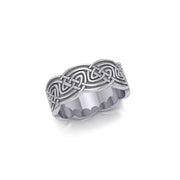 A touch of eternity ~ Celtic Knotwork Sterling Silver Ring TR359