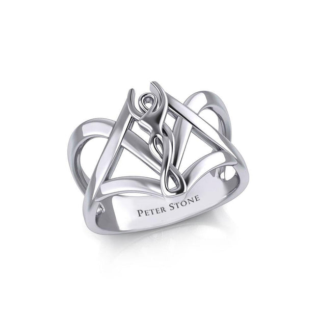 Sexual Goddess Silver Ring TR3617