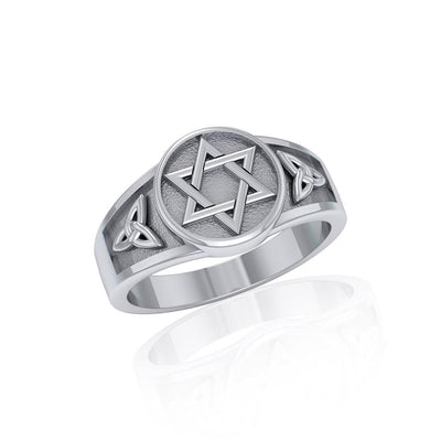 Star of David with Celtic Ring TR3691
