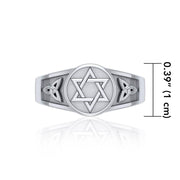 Star of David with Celtic Ring TR3691