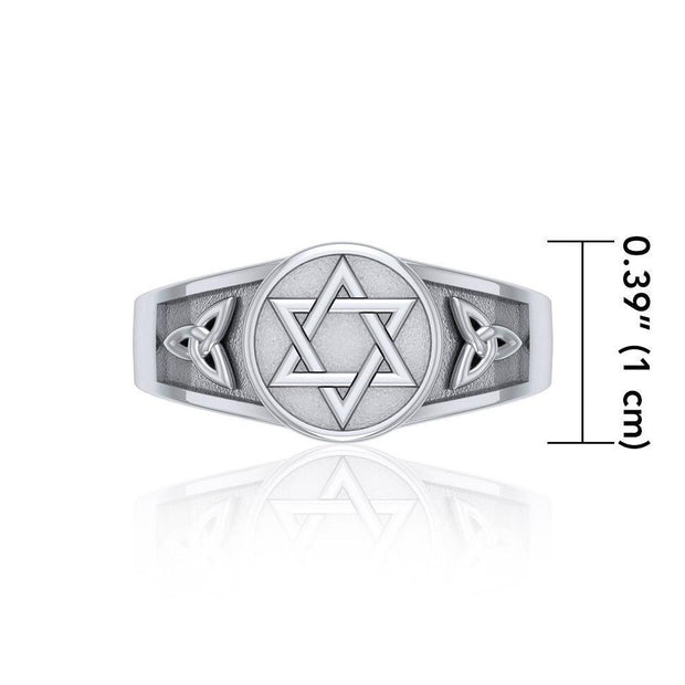 Star of David with Celtic Ring TR3691