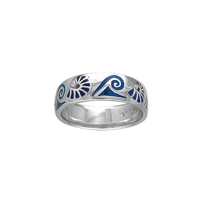 Nautilus and Waves Ring TR3698