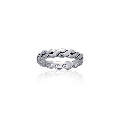 Celtic Knotwork Silver Ring TR374