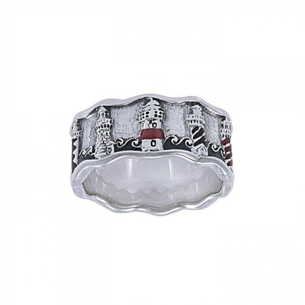 Lighthouse Silver Ring TR3741