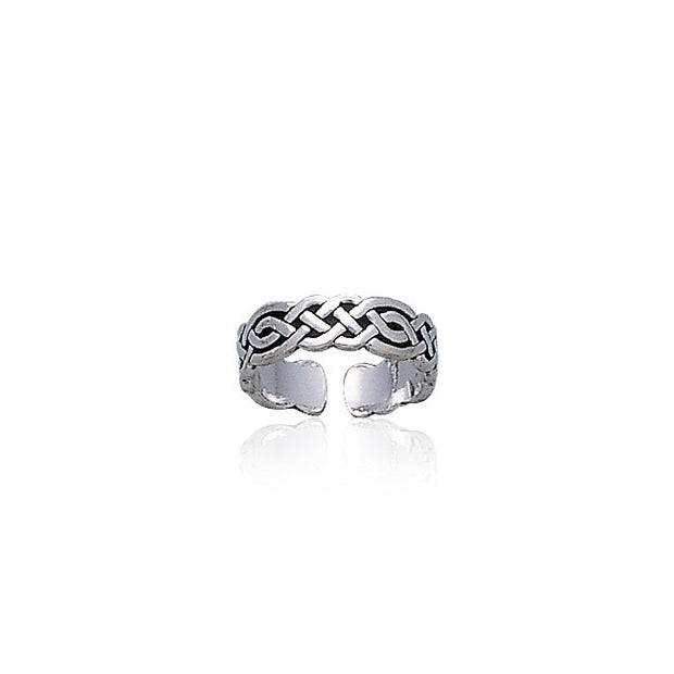 Celtic Knotwork Sterling Silver Toe Ring TR606