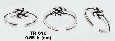 SILVER TOE RING TR616