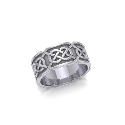 An immeasurable faith ~ Sterling Silver Celtic Knotwork Ring TR623
