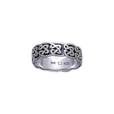 An eternity worth a lifetime ~ Sterling Silver Celtic Knotwork Ring TR625