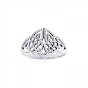 Cherish the memory of a lifetime ~ Sterling Silver Celtic Knotwork Ring TR656