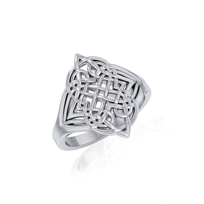 Celtic Knotwork Silver Ring TR659