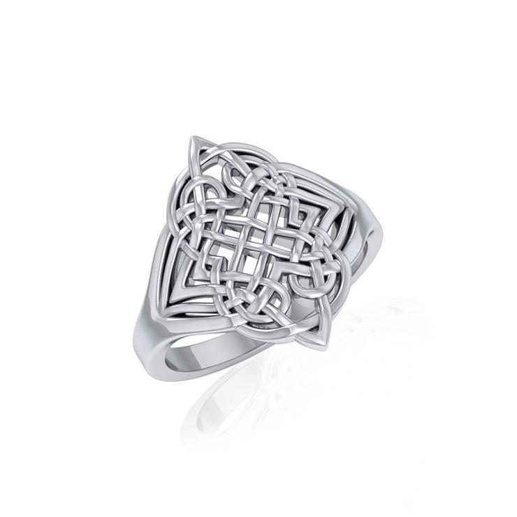 Celtic Knotwork Silver Ring TR659 Ring