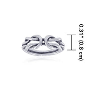 Celtic Knot Work Sterling Silver Ring TR722
