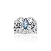 Flower Gemstone Ring TR754