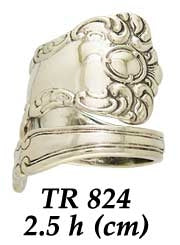 Silver Spoon Ring TR824