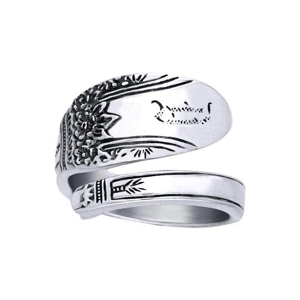 Silver Spoon Ring TR827