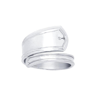 Silver Spoon Ring TR828