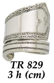 Silver Spoon Ring TR829